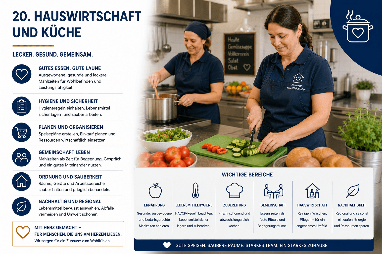 Gefährdungsbeurteilung „Hauswirtschaft und Küche“ – Muster (Word-Vorlage)